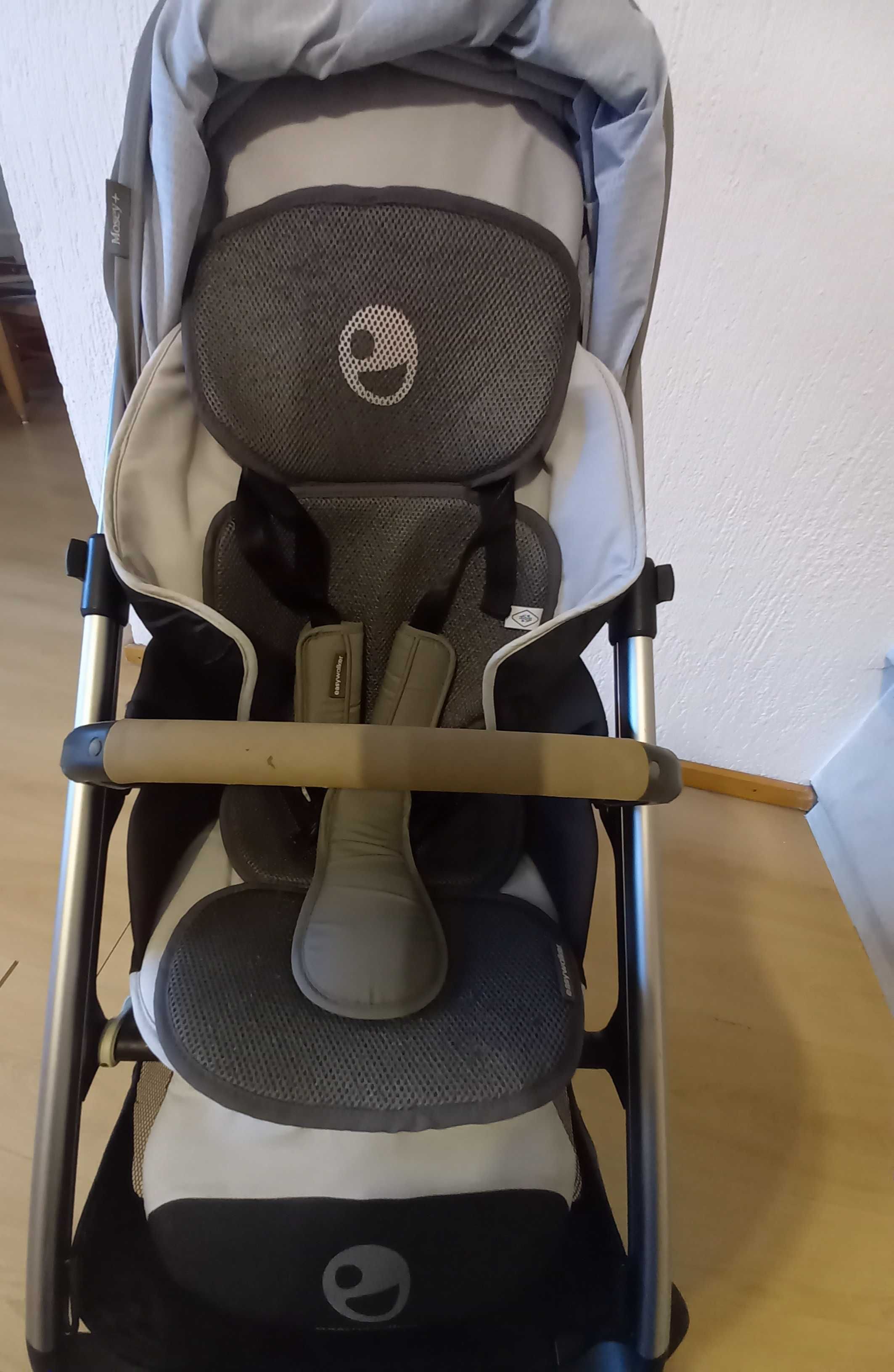 Бебешка комбинирана количка Easywalker Mosey + Pebble gray