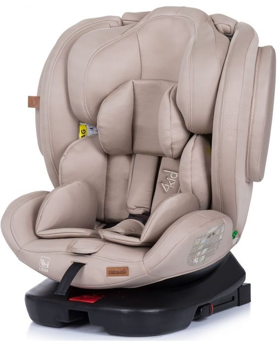 Столче за кола Чиполино/ Chipolino - 4Kid, i-Size, 40-150 cm, хумус