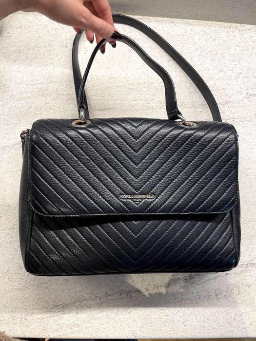 Geanta piele Karl Lagerfeld