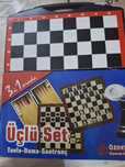 Joc Table cu Sah 32x32cm, tip Gentuța- Ideal pt plaja, voiaj