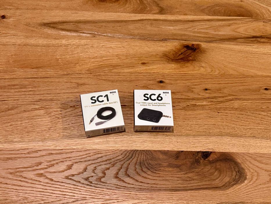 Rode SC 1 si SC 6 | prelungitor / adaptor lavaliera, microfon video