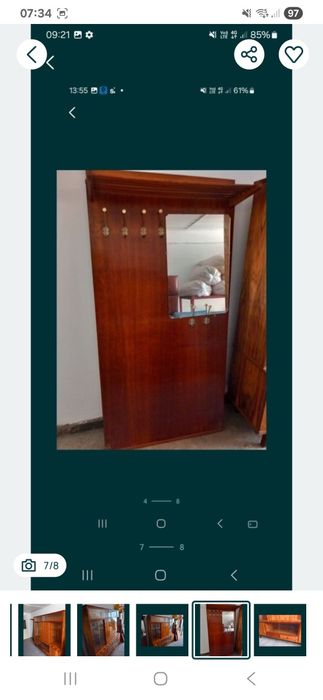 Vitrina vitange si cuier .