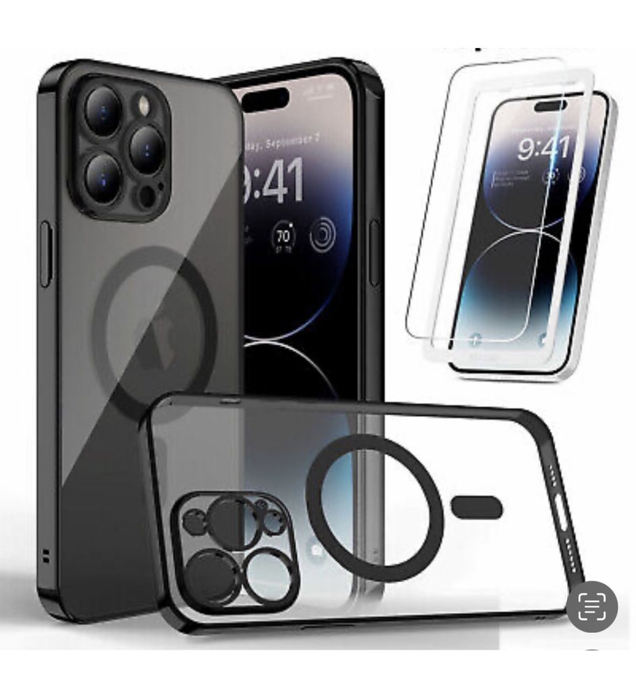 Iphone 12/13/14/PRO/PRO MAX  Husa Tpu Camera Protect + Folie Sticla