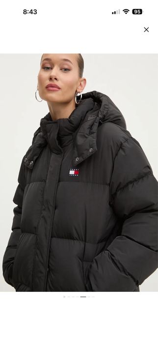 Пухено зимно яке Tommy jeans