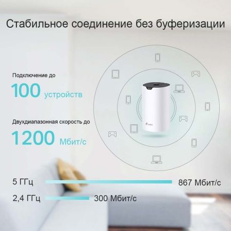 Wifi роутер Mesh sistema Deco S4 (Gigabit)