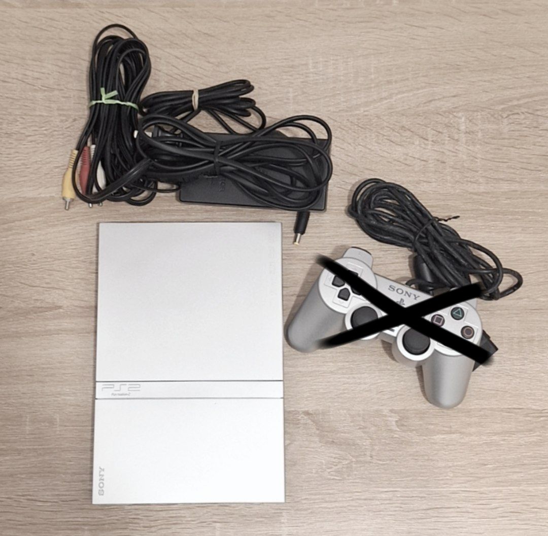 Ps2, японская, без контроллера, со всеми шнурами.
