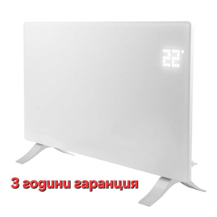 Конвектор Wi-Fi, тъч скрийн, цифров термостат, 2000 Вт DENZEL.