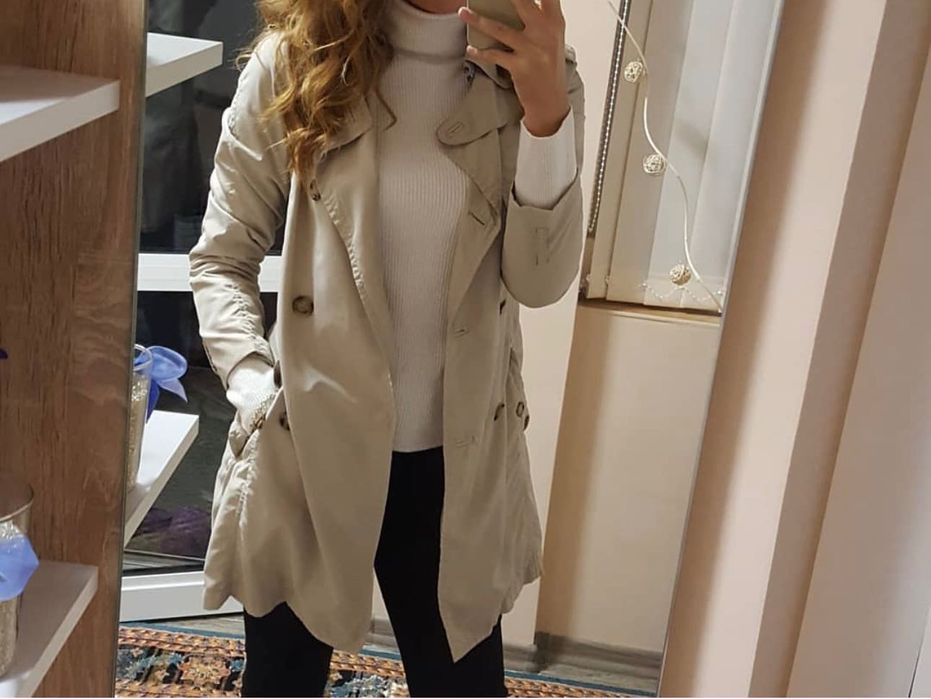 Шлифер Zara с колан