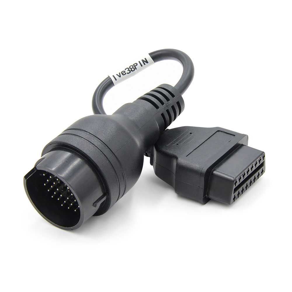 Cablu adaptor pentru diagnoza auto 38 pini la OBD2 pentru Iveco Daily