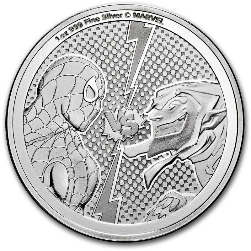 СРЕБРО 1 OZ 999 Ниуе, Папуа, Руанда