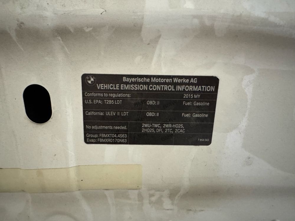 Преден капак BMW F15/F85