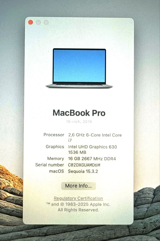 Като Нов! Macbook Pro 16' / i7 6-ядрен / TouchBar