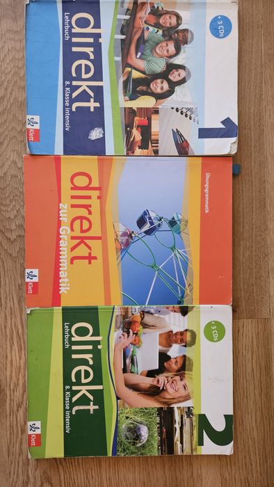 Учебници по немски език Prima; Menschen; Direkt