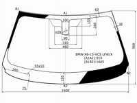 Стекло лобовое Bmw X6