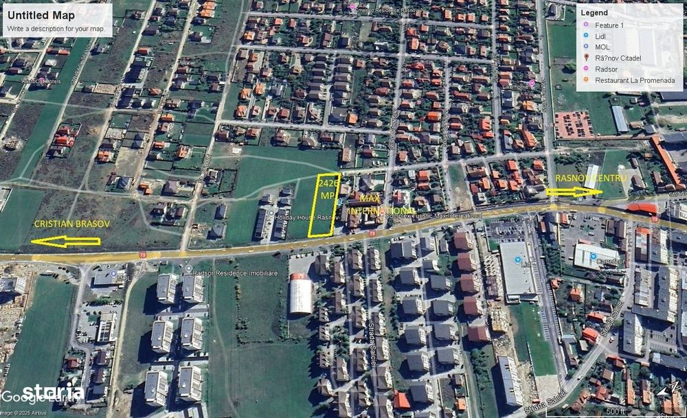 Teren intravilan Râșnov zona Primăverii