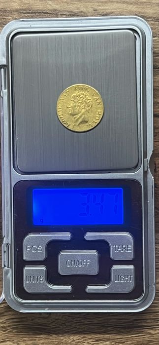 Златна монета 1 Дукат Луи Наполеон