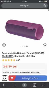 Boxa portabila ultimate Ears Megabom 984-000491