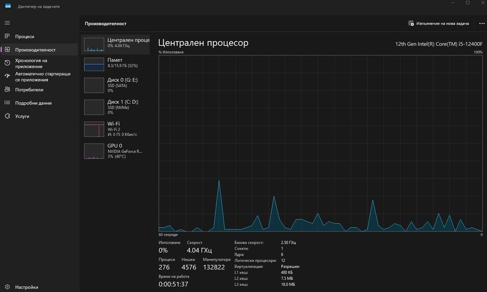 PC rtx3060ti / i5 12400f