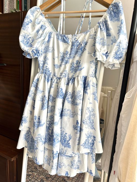 Уникална дамска рокля в романтичен винтидж стил S