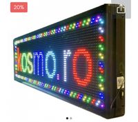 Firma luminoasa reclama LED RGB programabil aplicatie telefon 130x40cm