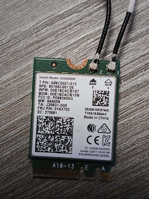 Placa wireless chipset Intel pentru laptop ASUS F540U
