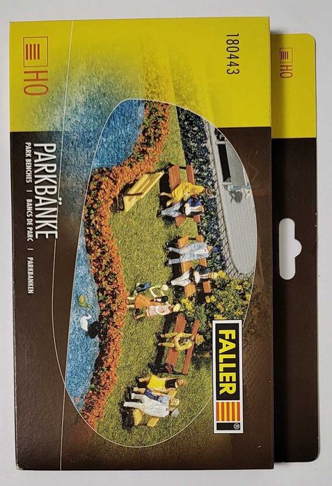 Lot macheta garduri, terasament, balustrazi, banci diorama H0 1:87 CFR