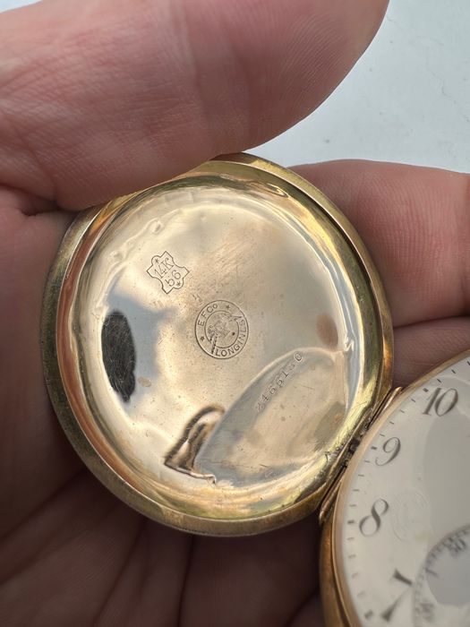 Лонжин Longines 14к златен джобен часовник. Царска Русия