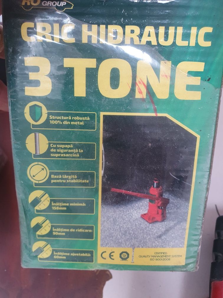 Cric hidraulic 3t 3 tone nefolosit