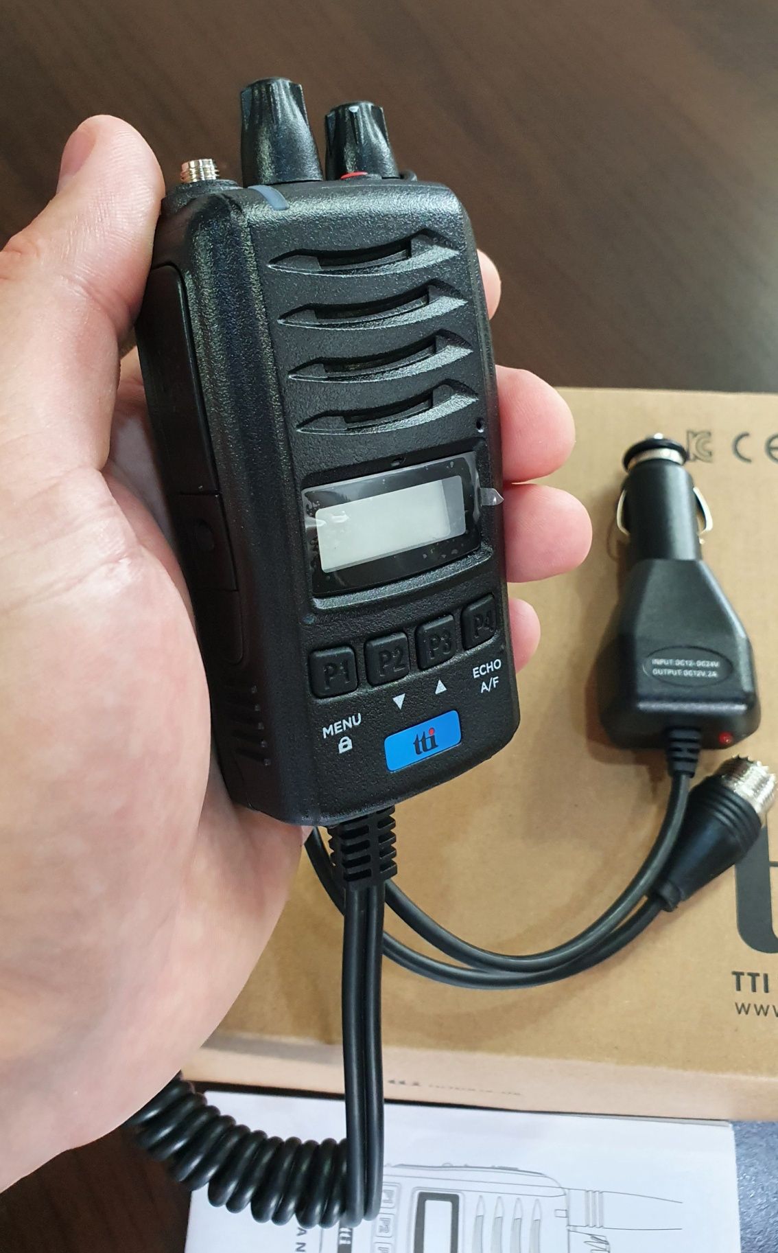 Statie radio CB -TTi H100 Korea (portabila) * 5W (12/24V) -produs Nou