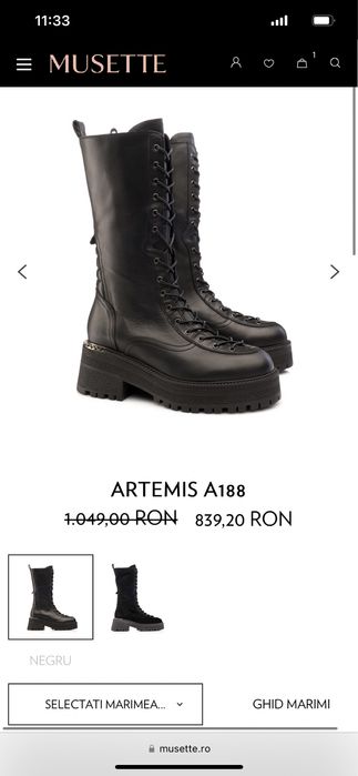 Ghete Musette,model Artemis