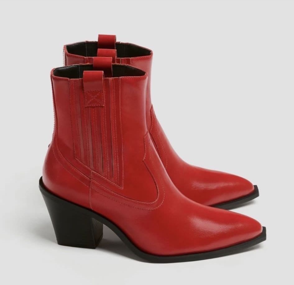 Cizme /ghete cowboy Pull&Bear 37 NOI