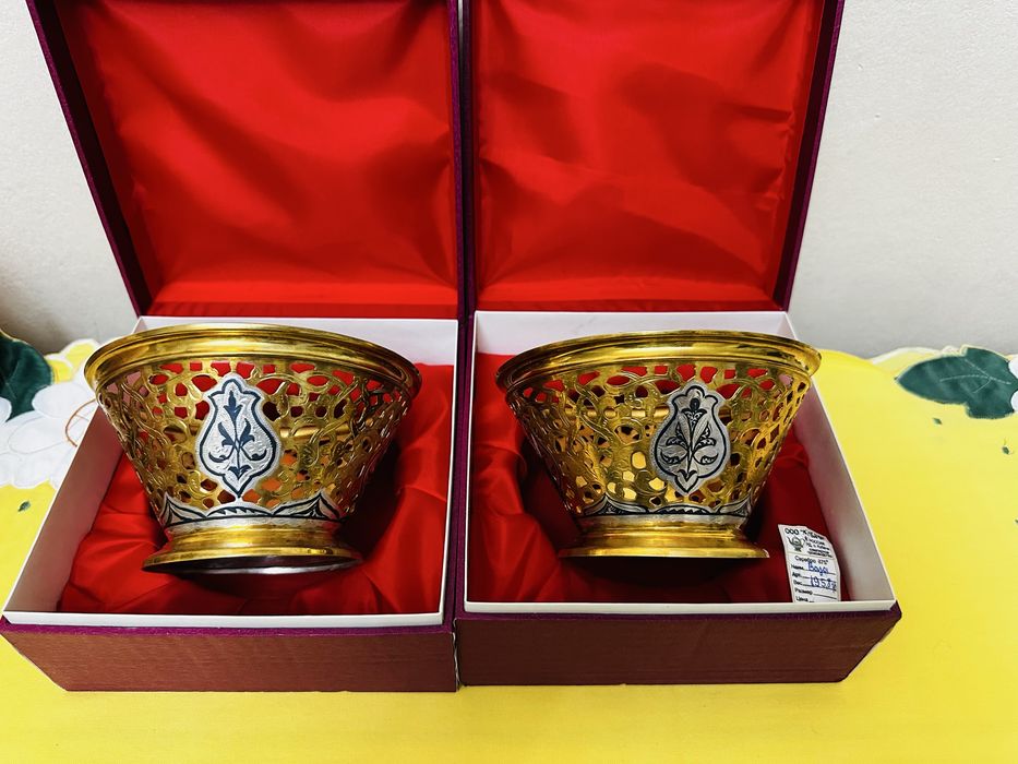 Посуда серебряная - 2 шт.КУБАЧИ 875 пр.Новые!