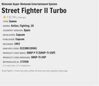 Street Fighter II Turbo SNES