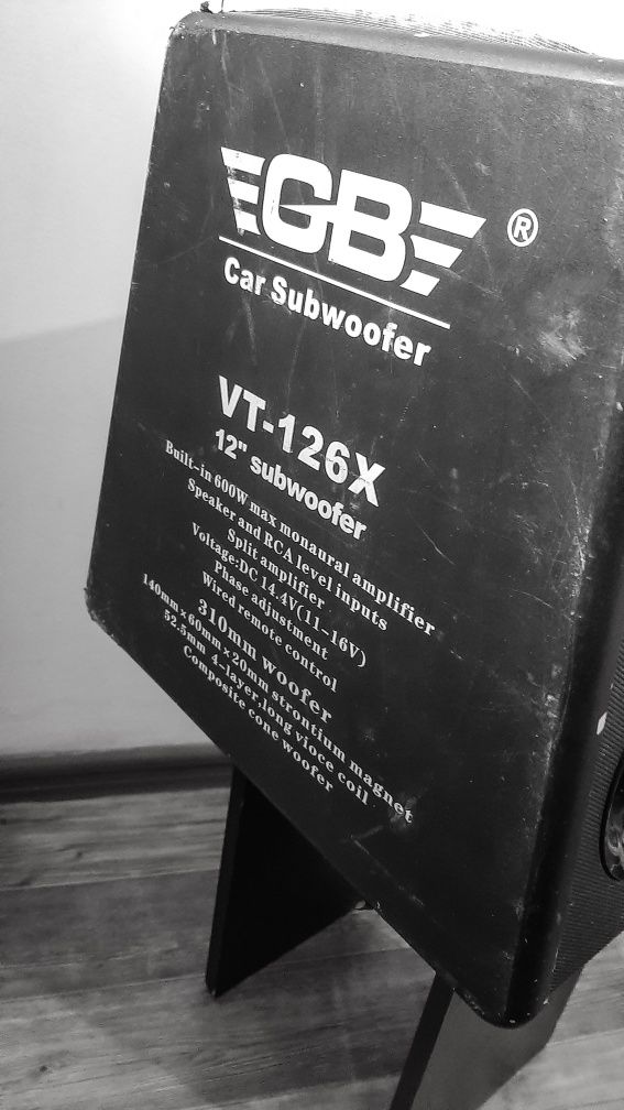 Сабвуфер, subwoofer vt-126x