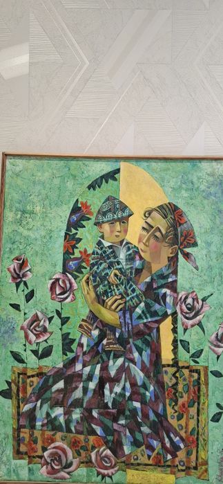 Авторская работа картина "Первенец"