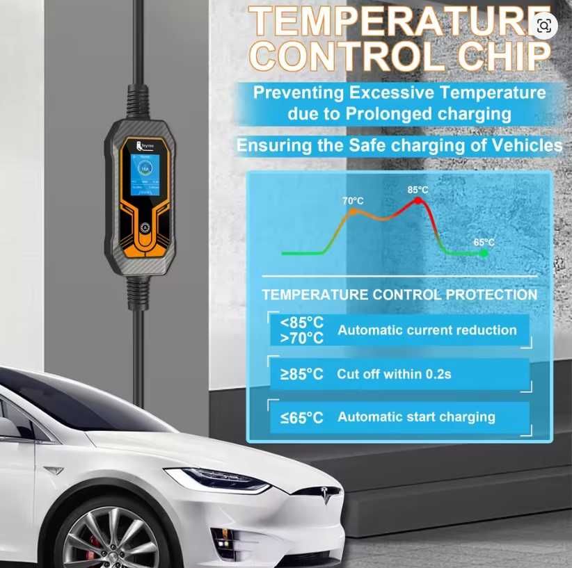 Трифазна зарядна станция за електромобили- 11 KW max