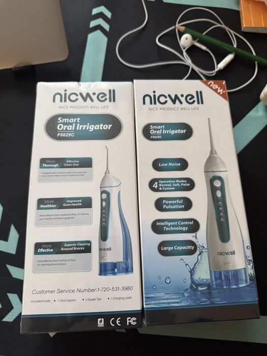 Nicwell 4 moduri Irigator oral nou sigilat