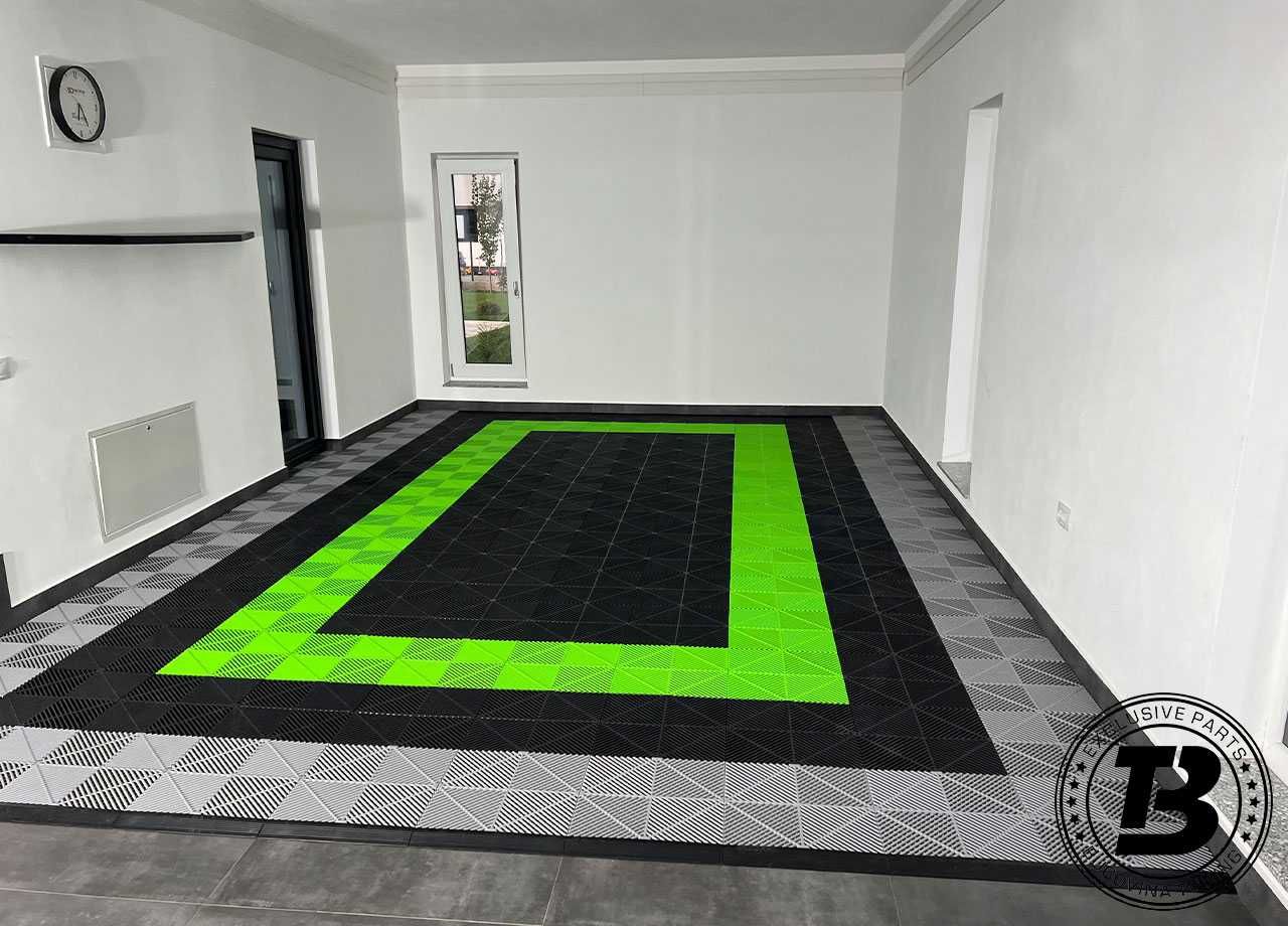 Pardoseala Modulara Garaj si Service VERDE GREEN Made in Romania