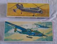 Играчки,сглобяваеми макети от 80-90 години, самолет и вертолет