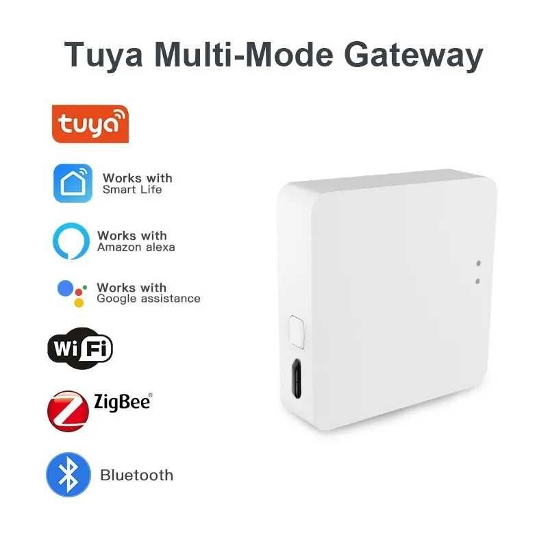 Hub Tuya Zigbee WiFi. Compatibil Alexa/Google/IOS/Android. Smart Home.