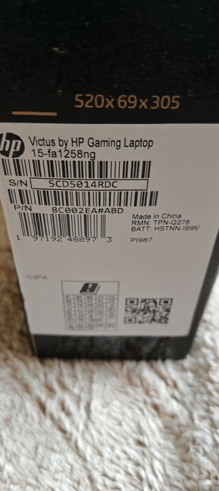 HP Victus Gaming I5-13500h
