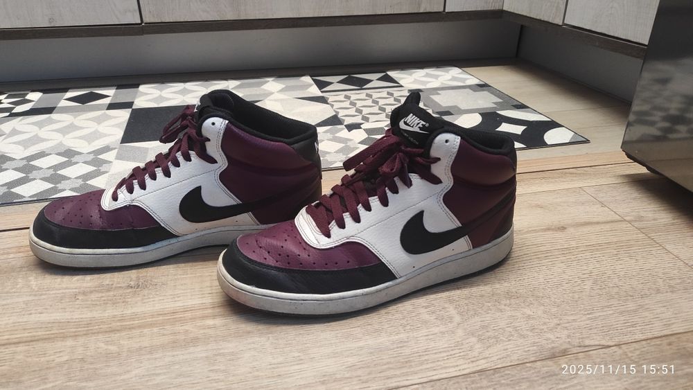 NIKE Court Vision Mid-Кожени мъжки кецове Найк ном.43