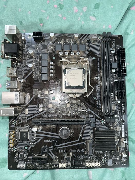 Placa de baza H510M h si procesor i3-10100F