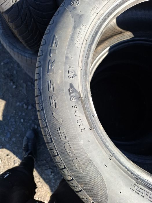 Vand set 4 anvelope 225 55 17 pireli de vara ranflet bune