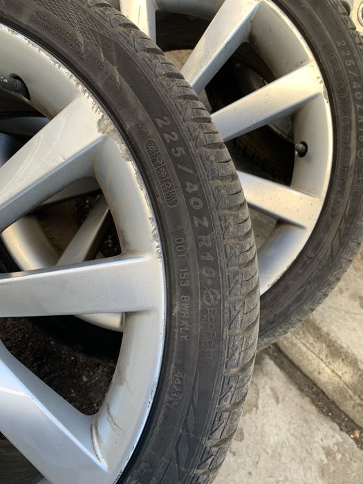 Jante aliaj R18 5x112 cu anvelope all seazon 225/40R18