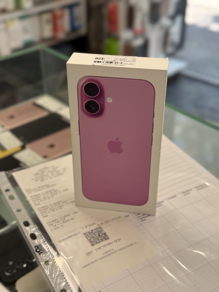 Apple iPhone 16 128GB Pink Чисто Нов!