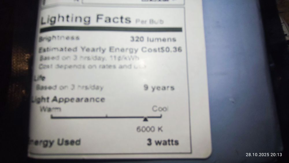 G4 led Крушки 3w 6000k Крушки