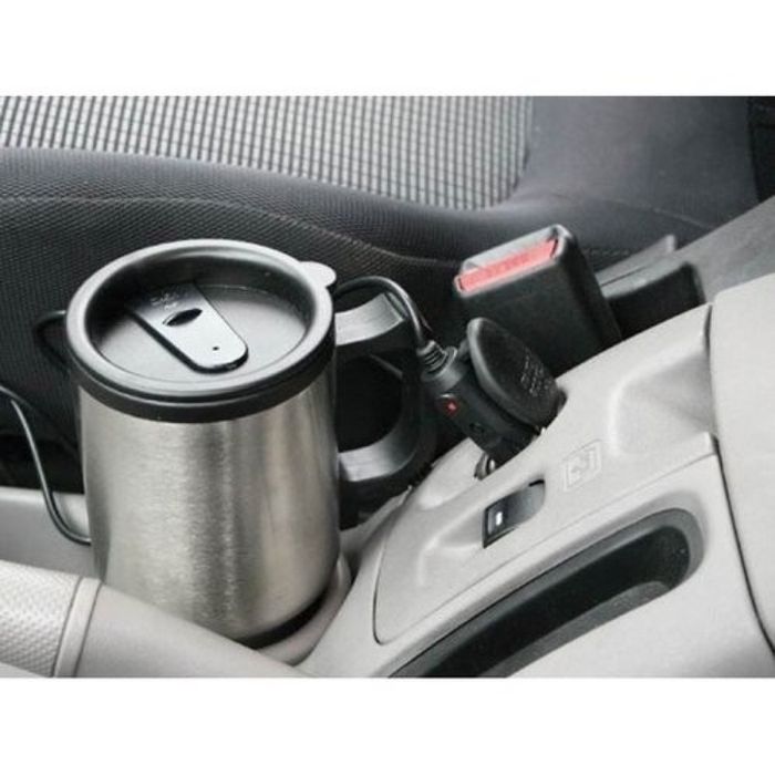 Метална електрическа чаша за кола с нагревател