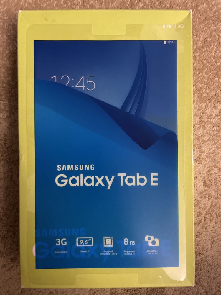 Планшет Samsung Galaxy Tab E