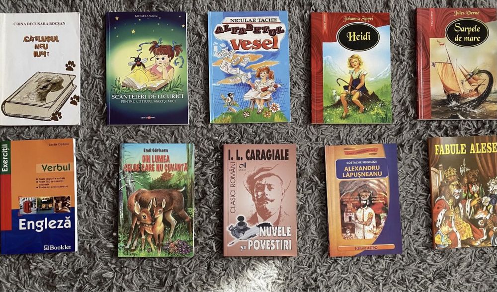 Vand lot carti peste 20bucati basme/poezii/povesti/balade/etc
